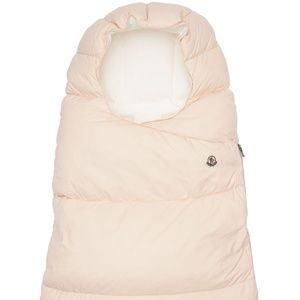 MONCLER NYLON QUILTED DOWN BABY SLEEPING BAG